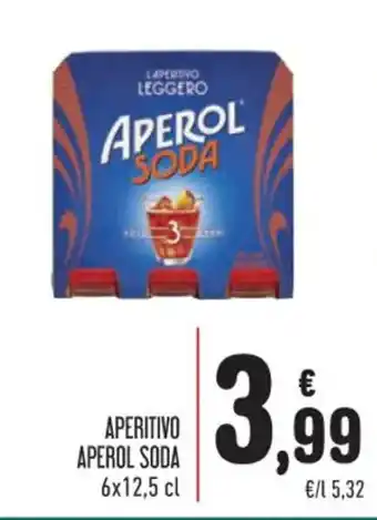 Spazio Conad APERITIVO APEROL SODA 6x12,5 cl offerta