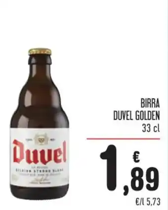 Spazio Conad BIRRA DUVEL GOLDEN 33 cl offerta