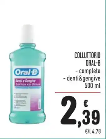 Spazio Conad COLLUTTORIO ORAL-B 500 ml offerta