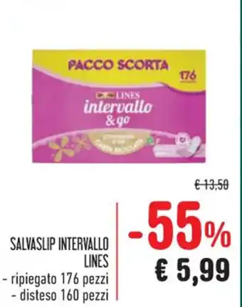 Spazio Conad SALVASLIP INTERVALLO LINES offerta