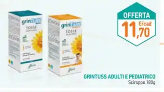 Spazio Conad GRINTUSS ADULTI E PEDIATRICO Sciroppo 180g offerta