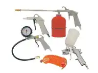 Kit 5 utensili pneumatici abac per hobby e fai-da-te