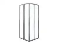 OBI Box doccia shark estensibile vetro trasparente 68-80x68-80 x h185 cm offerta