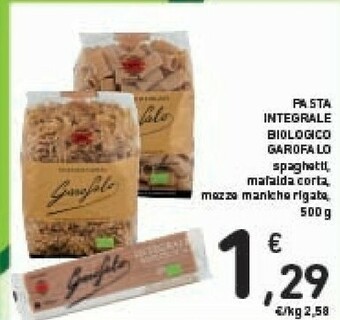 Conad Garofalo Mafalda Corta Integrale 500 G(ml) offerta