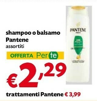Pam Pantene Shampoo offerta