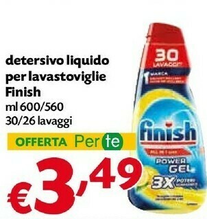 Pam Finish Detersivo lavastoviglie offerta