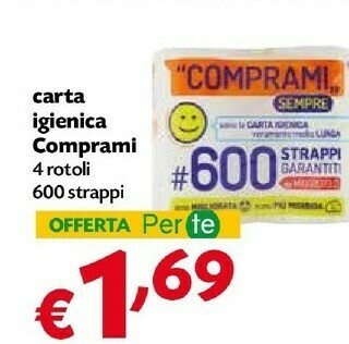 Pam Carta igienica offerta