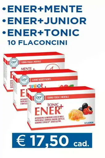 Ener + Mente/Ener + Junior/Ener + Tonic
