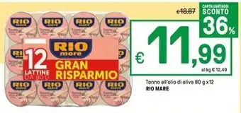 Iper La Grande Rio mare - tonno all'olio di oliva offerta