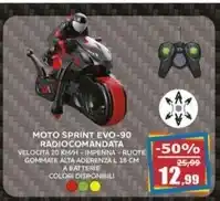 Happy Casa Moto sprint evo-90 radiocomandata offerta