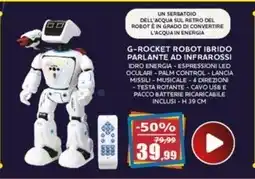 Happy Casa G-rocket robot ibrido parlante ad infrarossi offerta