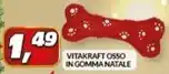 Risparmio Casa Vitakraft - osso in gomma natale offerta