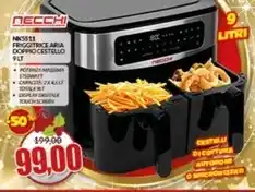 Risparmio Casa Nk5511 friggitrice aria doppio cestello offerta