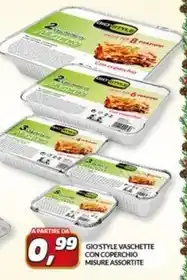 Risparmio Casa Gio’style - vaschette con coperchio misure assortite offerta