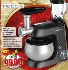 Risparmio Casa Nechi - nk637c impastatrice planetaria premium offerta