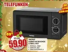 Risparmio Casa M07637 forno microonde c/grill 20lt offerta
