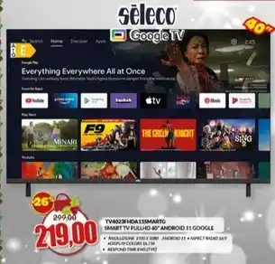 Risparmio Casa Seleco - tv4023fhda11smartg smart tv full hd 40 android 11 google offerta