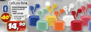 Risparmio Casa Cellularline - btmstwsswagk auricolari bt swag offerta