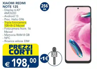 Esselunga XIAOMI REDMI NOTE 12S offerta