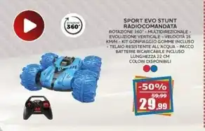 Happy Casa Sport evo stunt radiocomandata offerta