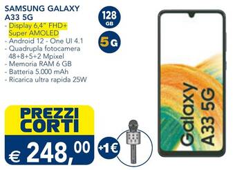 Esselunga SAMSUNG GALAXY A33 5G offerta