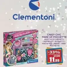 Clementoni - crazy chic make up pochette