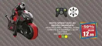 Moto sprint evo-90 radiocomandata
