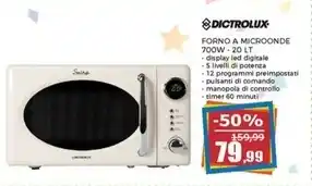 Happy Casa Dictrolux - forno a microonde offerta