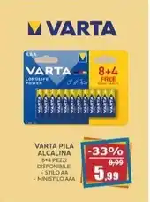 Happy Casa Varta - pila alcalina offerta