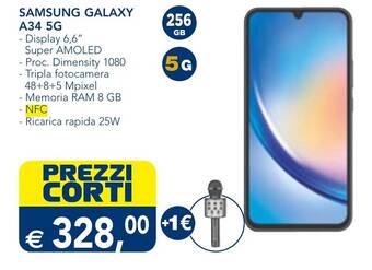 Esselunga SAMSUNG GALAXY A34 5G offerta