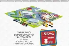 Happy Casa Tappetino super circuito automezzi offerta