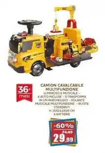 Camion cavalcabile multifunzione