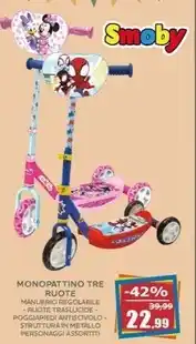 Happy Casa Smoby - monopattino tre ruote offerta