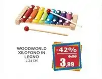 Happy Casa Woodworld xilofono in legno offerta