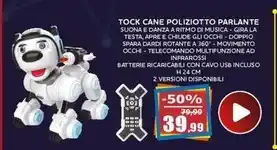 Happy Casa Tock cane poliziotto parlante offerta