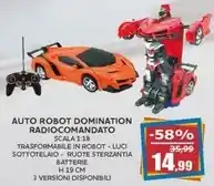 Auto robot domination radiocomandato