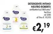 Coal DETERGENTE INTIMO NEUTRO ROBERTS offerta