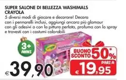 Crayola - super salone di bellezza washimals