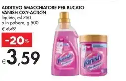Bennet Vanish oxy-action - additivo smacchiatore per bucato offerta