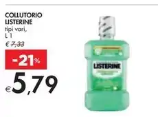 Bennet Listerine - collutorio offerta