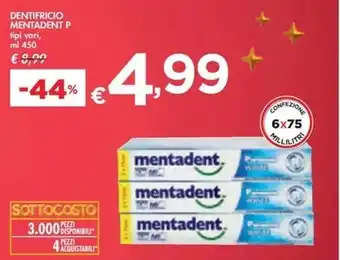 Bennet Mentadent - dentifricio p offerta