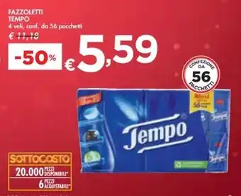 Bennet Tempo - fazzoleti offerta