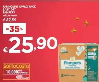 Pampers - pannolini jumbo pack baby dry