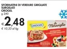 Bennet Orogel - sformatini di verdure grigliate surgelati offerta