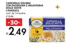 Bennet L'angelica - camomilla solubile con passiflora e melatonina dolce notte offerta