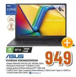 Asus - vivobook 16xk3605zfni152w