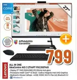 Lenovo - all in one ideacentre aio 3 271ap7 fogjo0t4ix