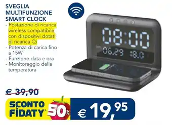 Esselunga SVEGLIA MULTIFUNZIONE SMART CLOCK offerta