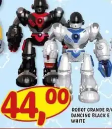 Robot grande r/c dancing black e white