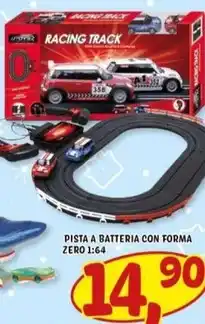 Risparmio Casa Pista a batteria con forma zero offerta